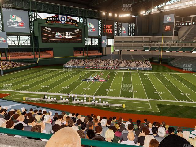 Seating view for Chase Field Section Suite 49