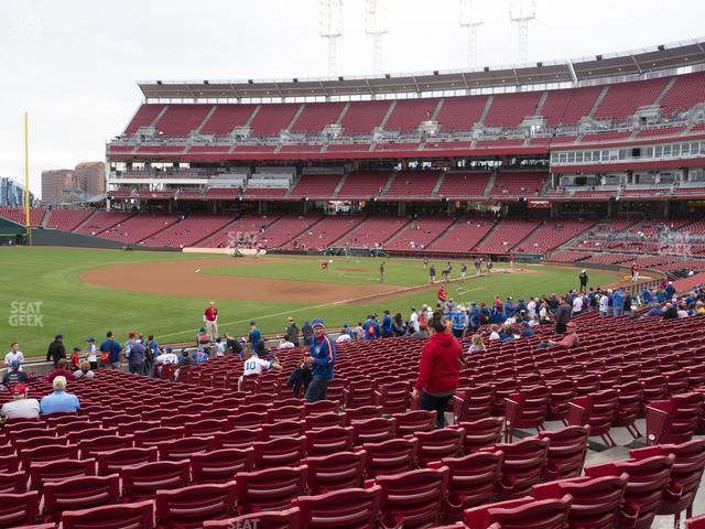 Seating view for Great American Ball Park Section 112