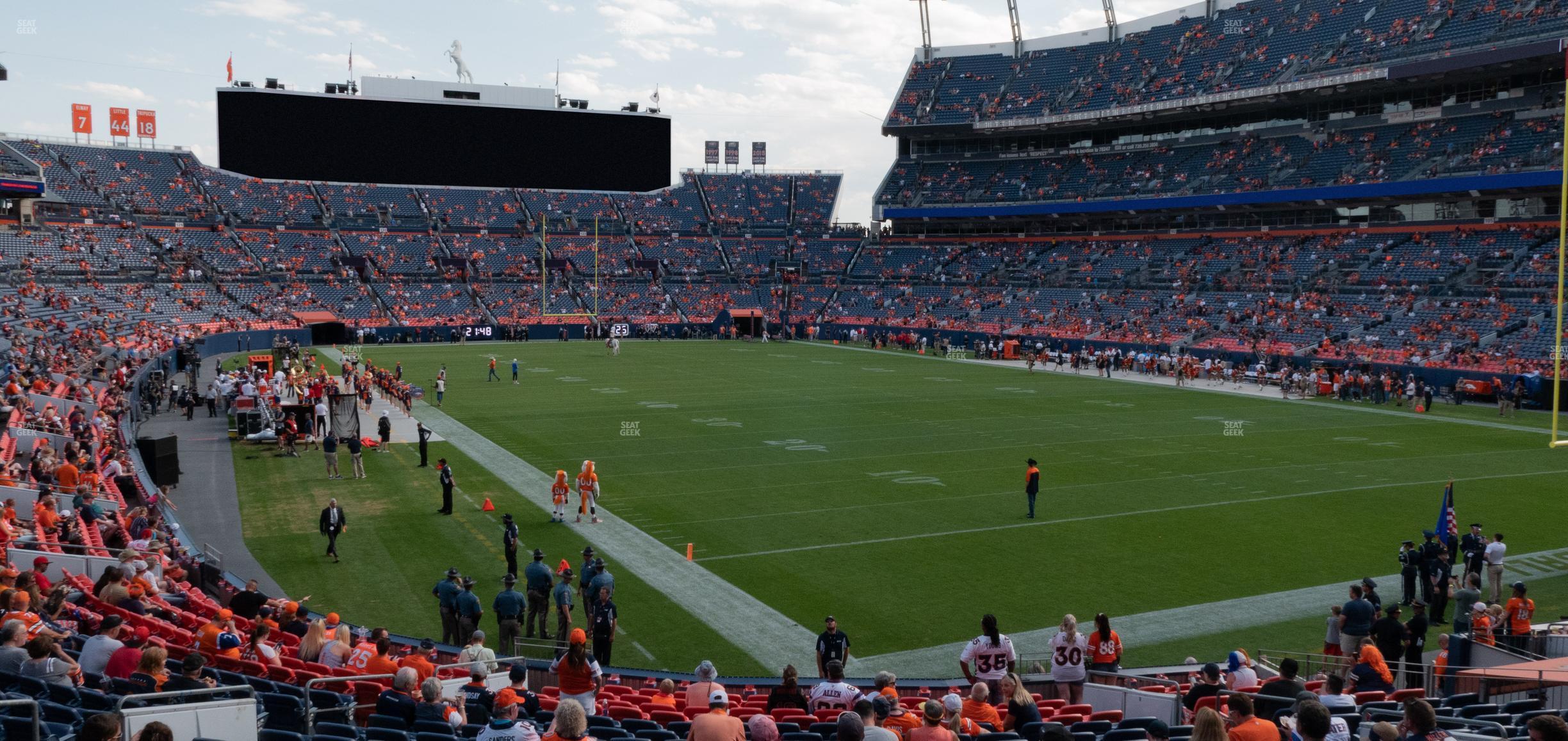 Seating view for Empower Field at Mile High Section 117