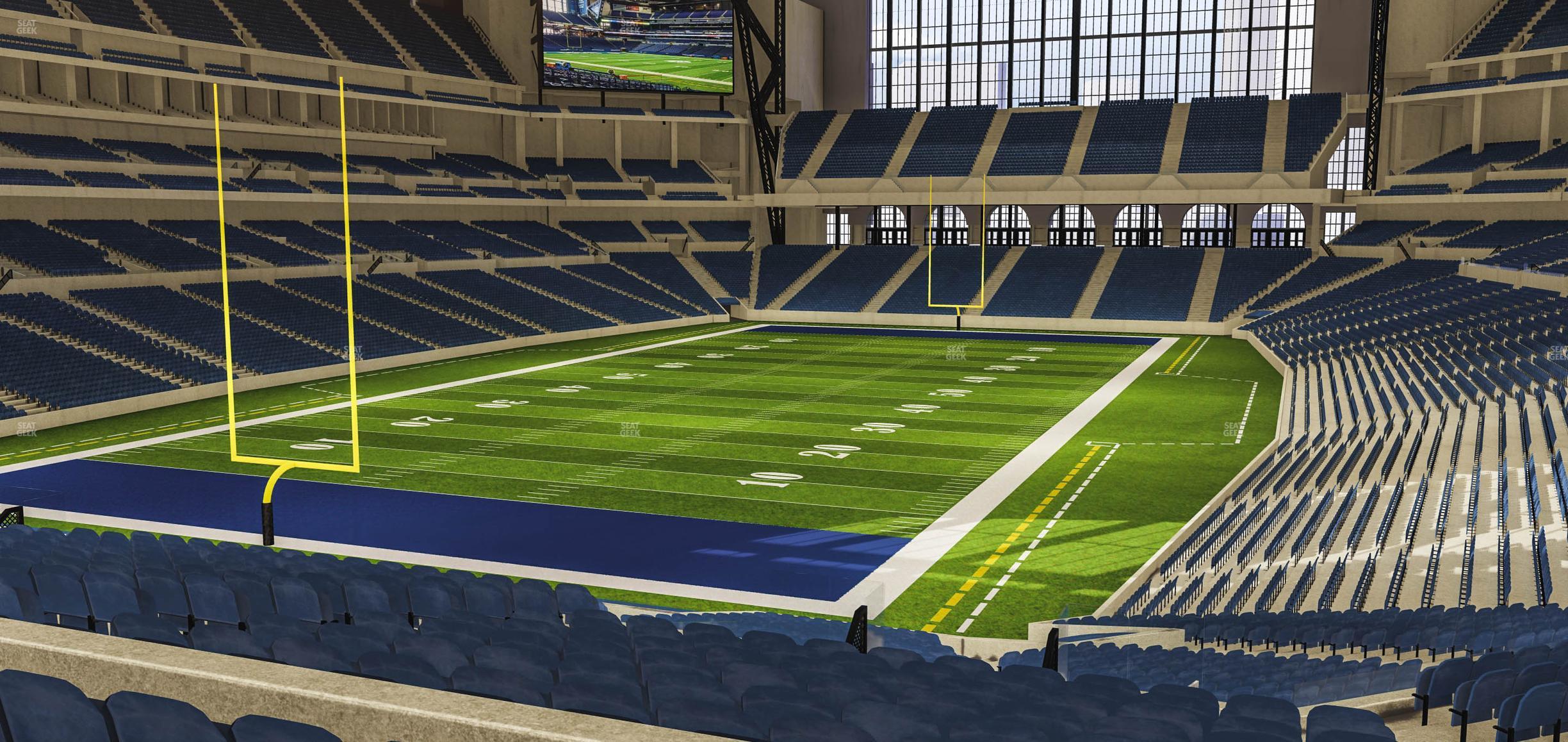 Seating view for Lucas Oil Stadium Section 223