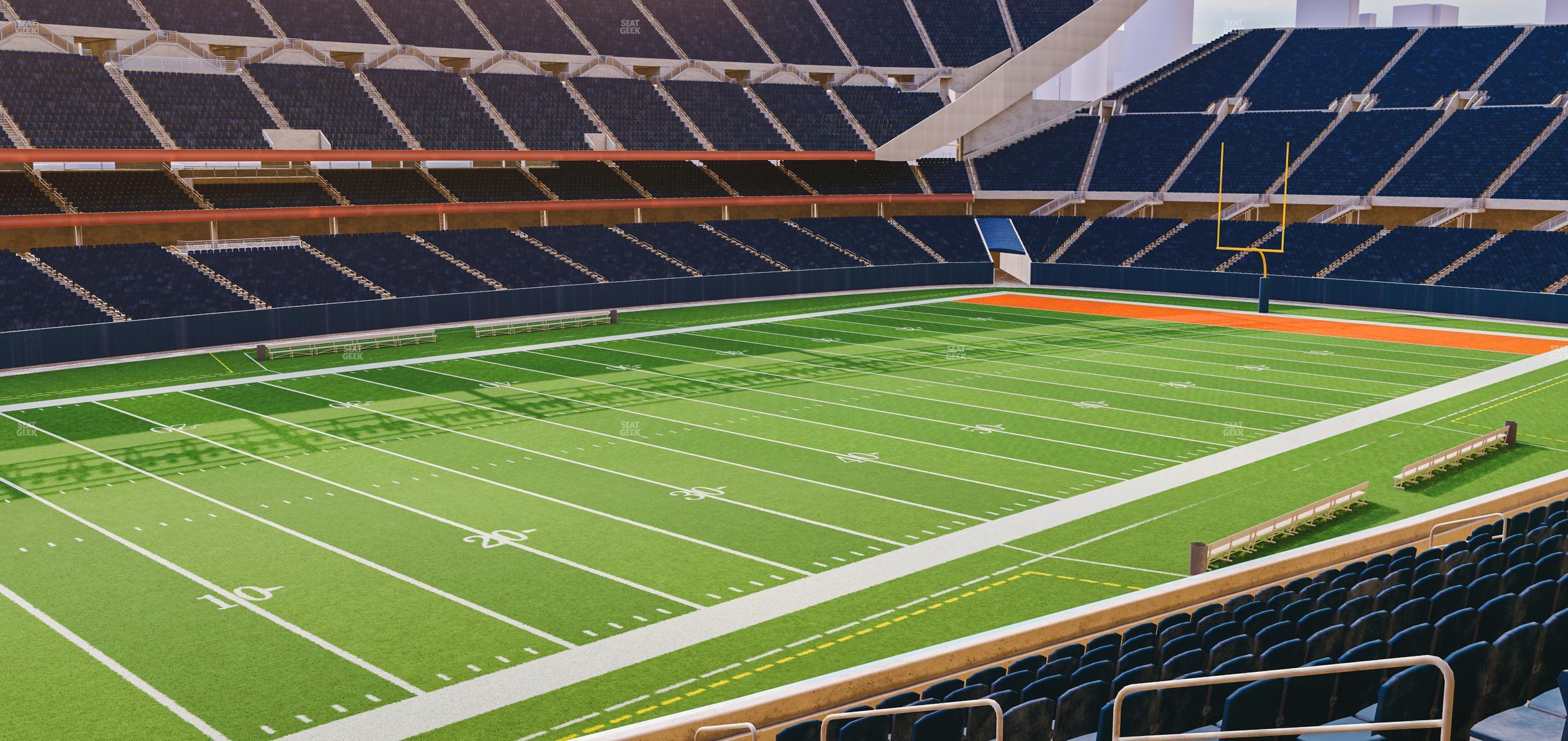 Seating view for Soldier Field Section 214 Club