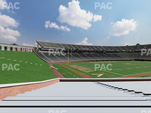 Seating view for Scott Stadium Section 131