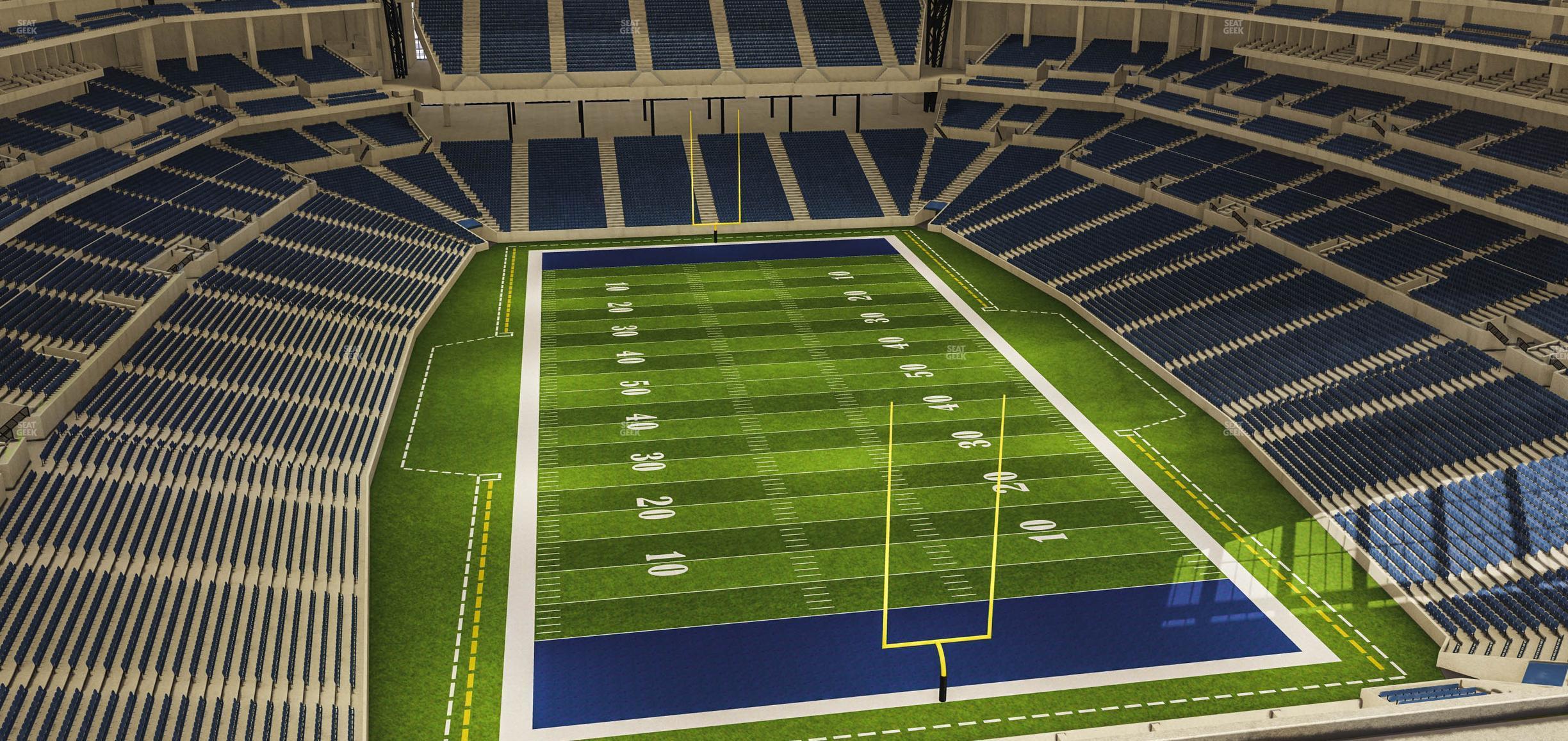 Seating view for Lucas Oil Stadium Section 628