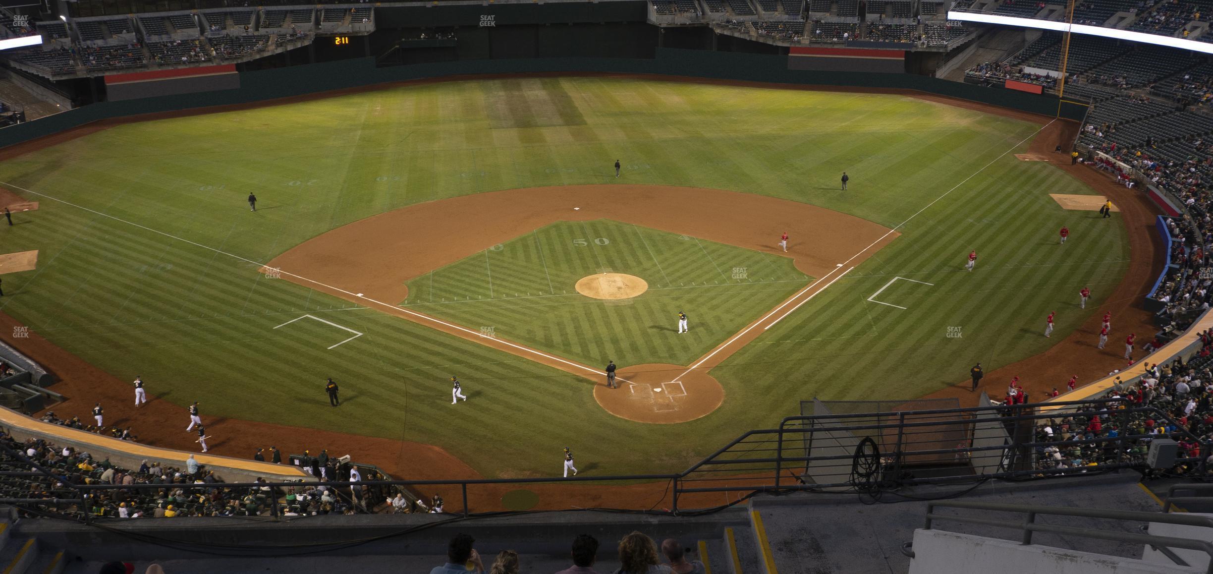 Seating view for Oakland Coliseum Section 318