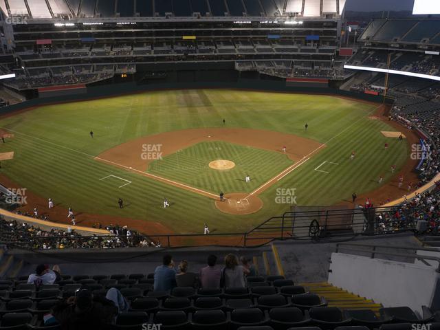 Seating view for Oakland Coliseum Section 318