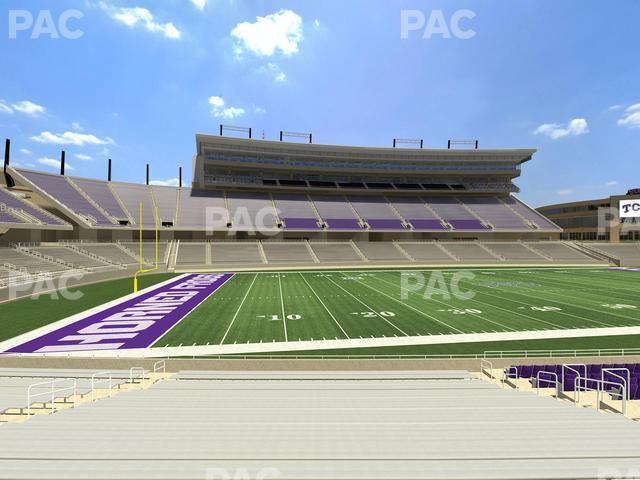 Seating view for Amon G Carter Stadium Section 107