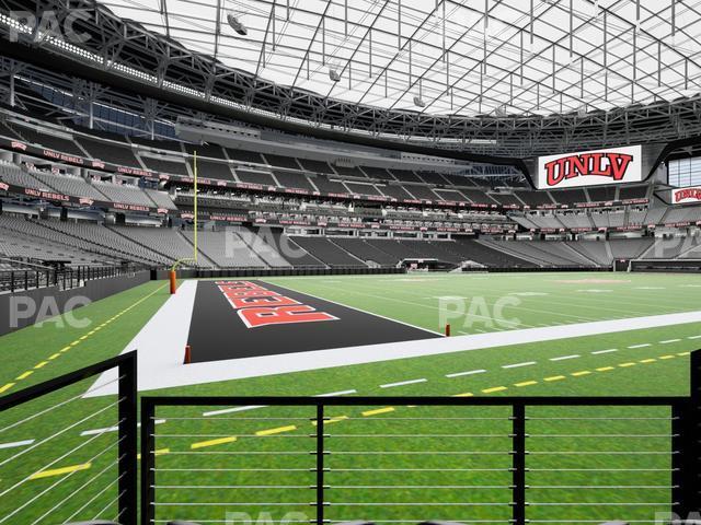 Seating view for Allegiant Stadium Section 118