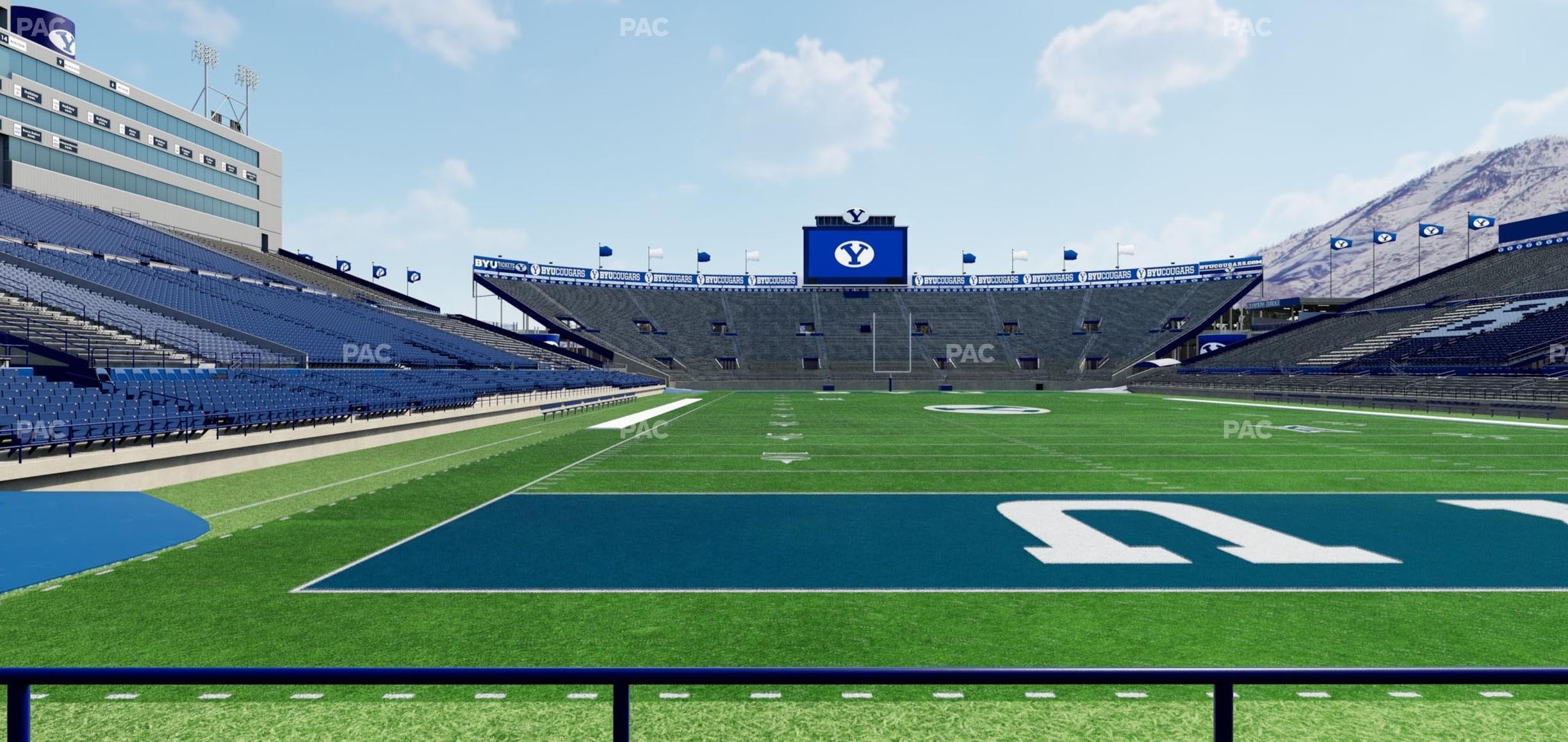 Seating view for LaVell Edwards Stadium Section 46