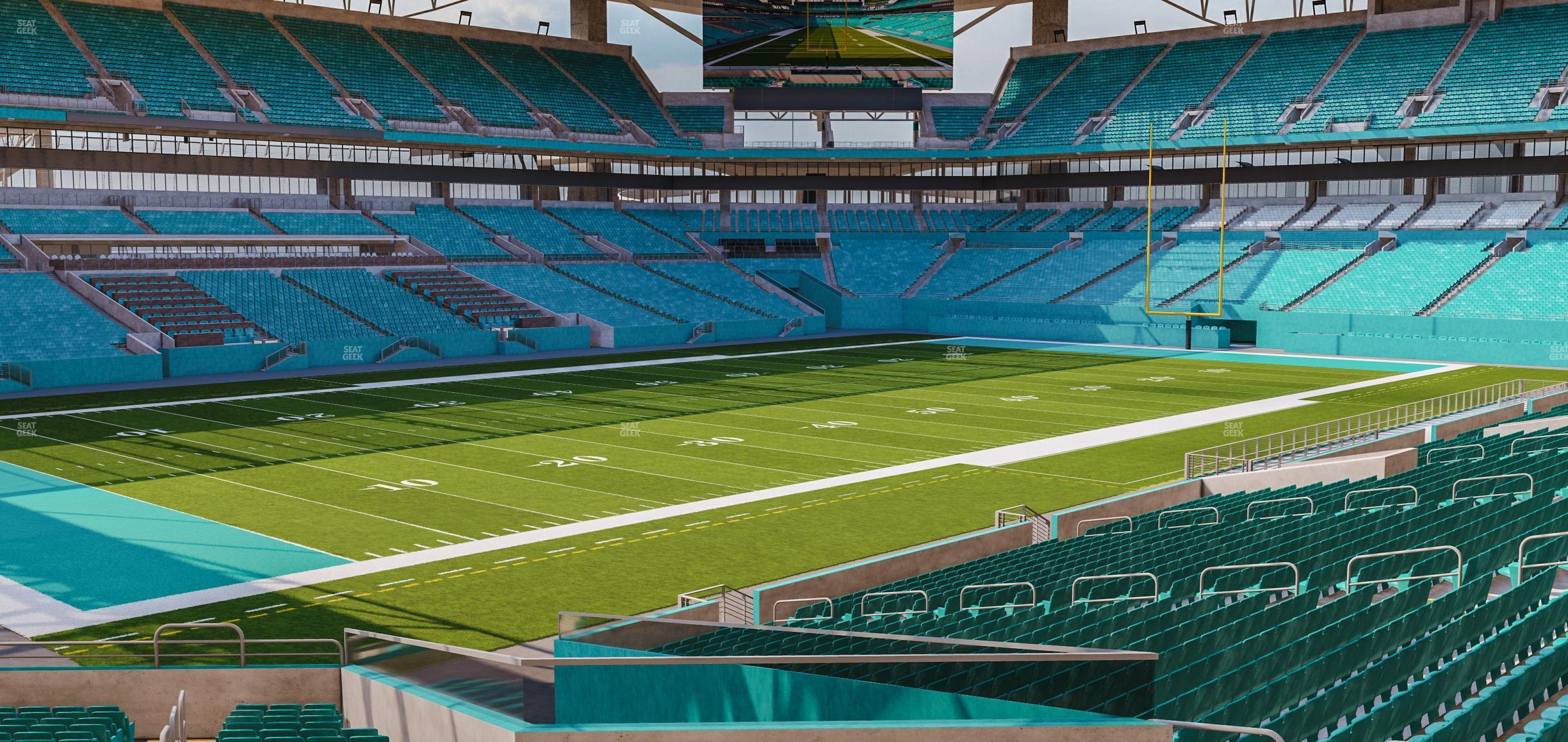 Seating view for Hard Rock Stadium Section 125 T