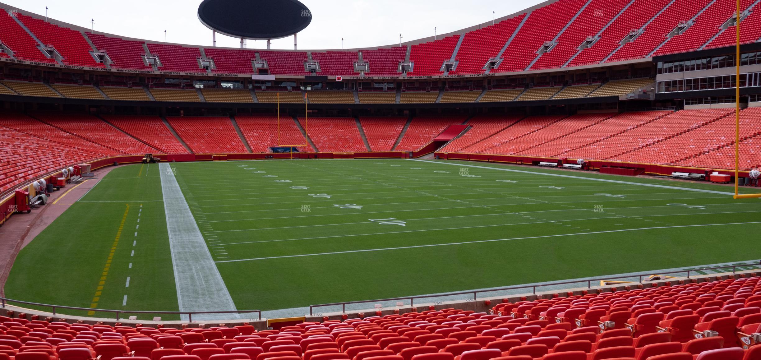 Seating view for GEHA Field at Arrowhead Stadium Section 130