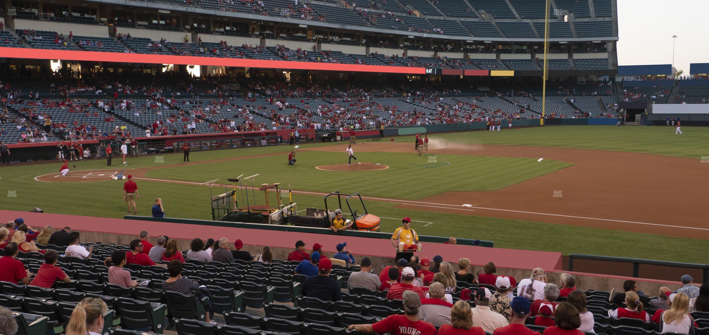 Seating view for Angel Stadium of Anaheim Section 125