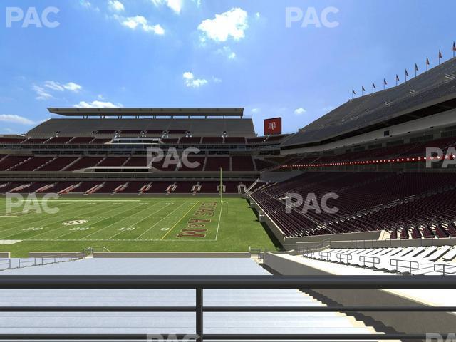 Seating view for Kyle Field Section 123