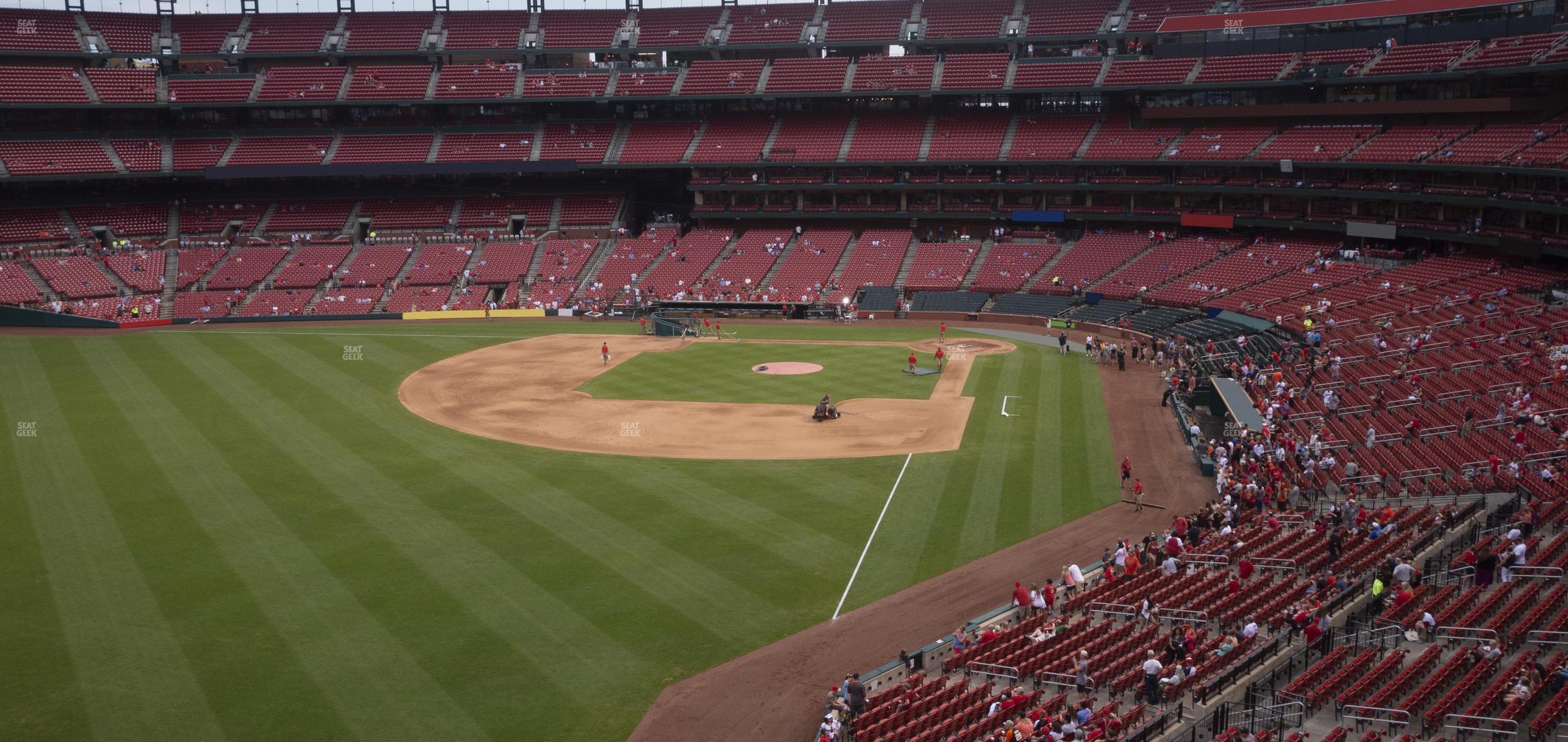 Seating view for Busch Stadium Section Left Field Loge 270