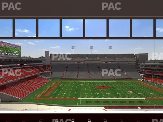 Seating view for Razorback Stadium Section 339