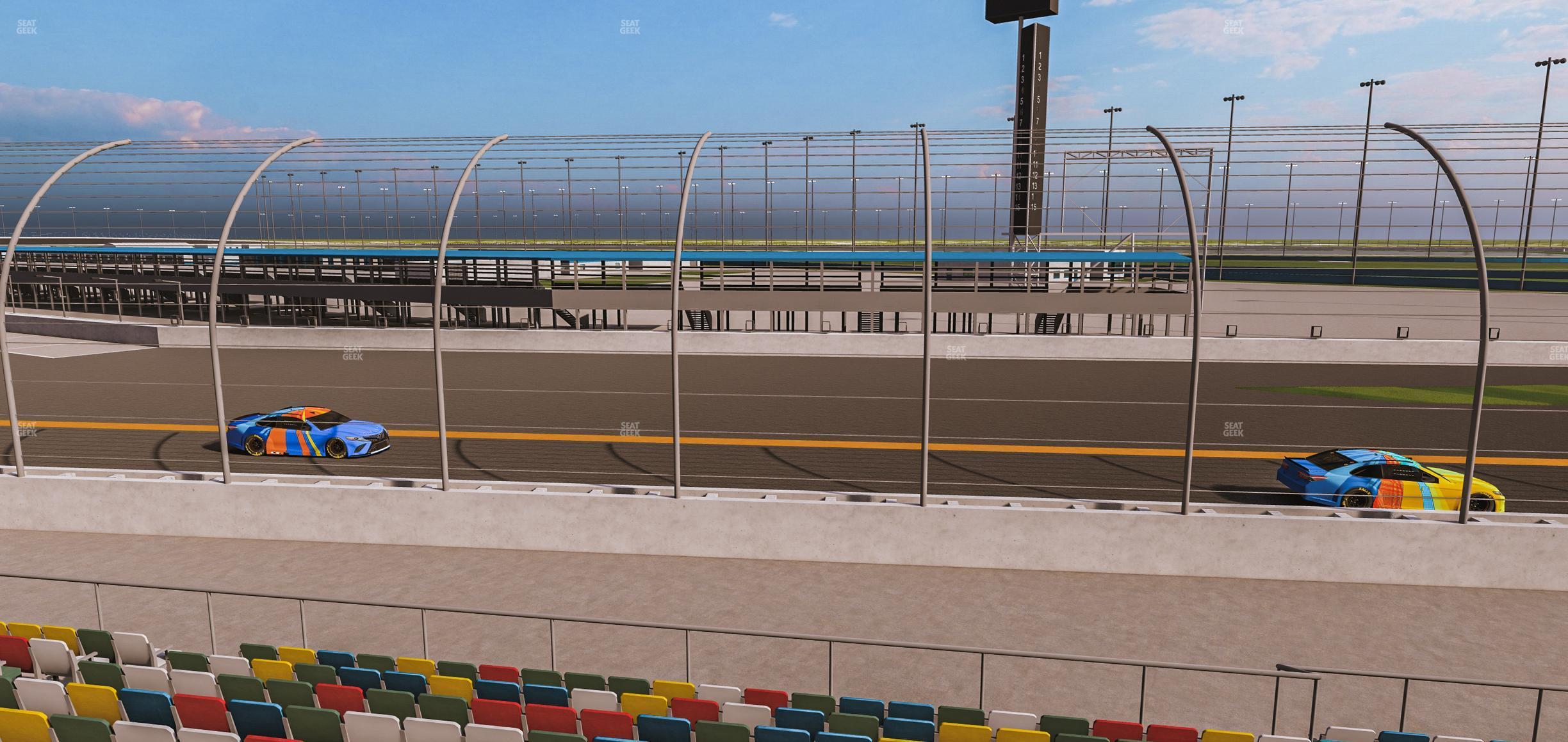 Seating view for Daytona International Speedway Section Front 166