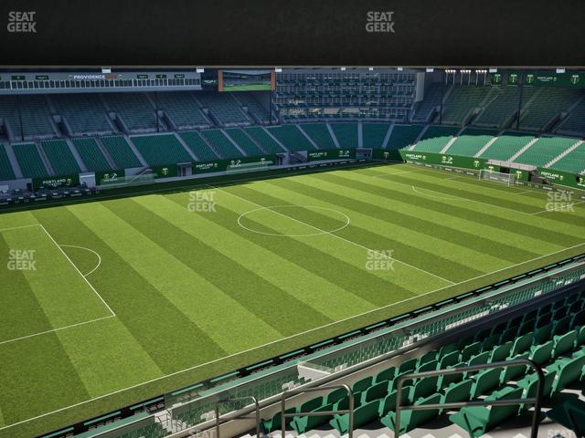 Seating view for Providence Park Section Toyota Terrace East 1