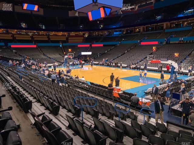 Seating view for Paycom Center Section 113