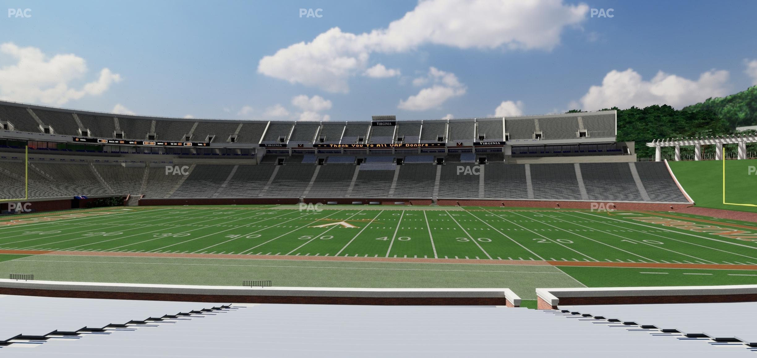 Seating view for Scott Stadium Section 106