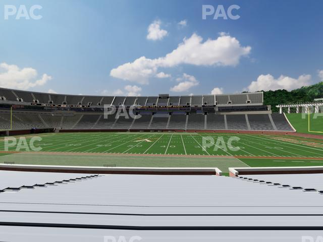 Seating view for Scott Stadium Section 106