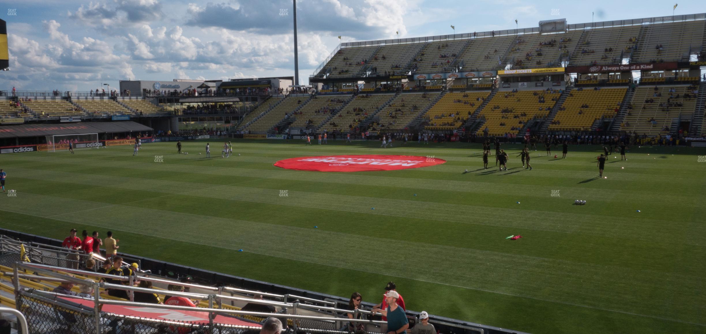 Seating view for Historic Crew Stadium Section 103