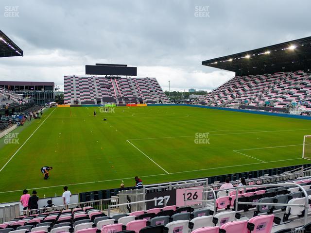 Seating view for Chase Stadium Section 127