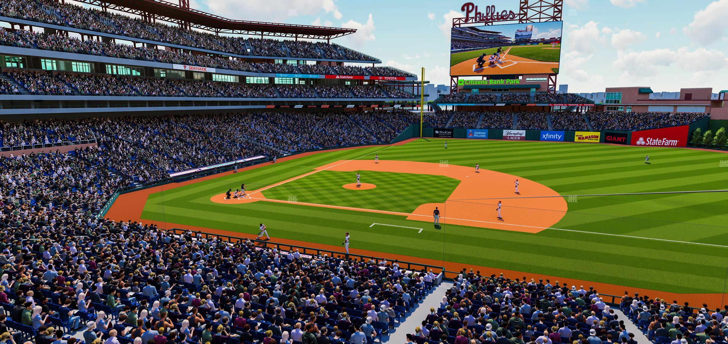 Seating view for Citizens Bank Park Section Suite 49