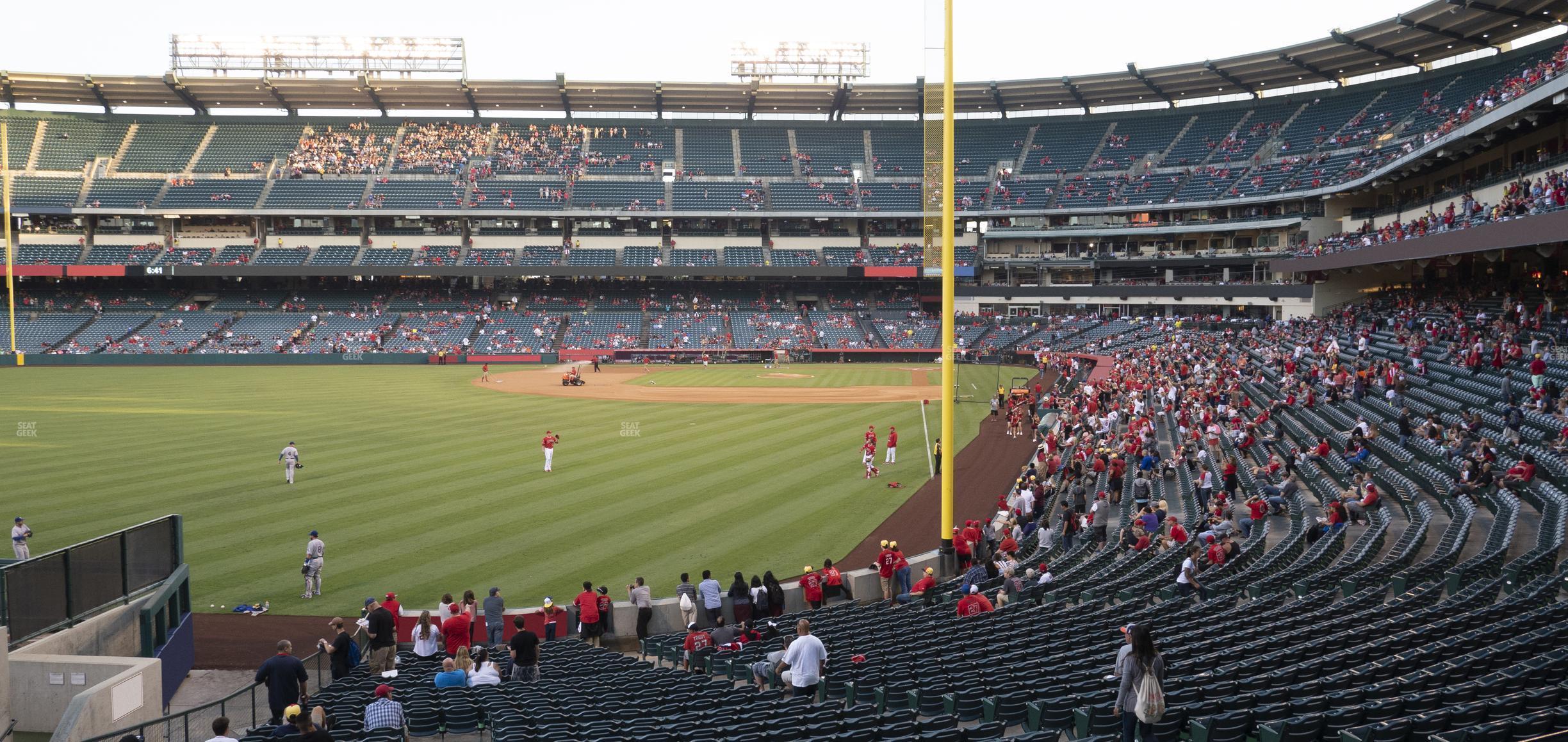 Seating view for Angel Stadium of Anaheim Section 201