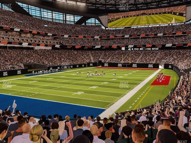 Seating view for Allegiant Stadium Section 142