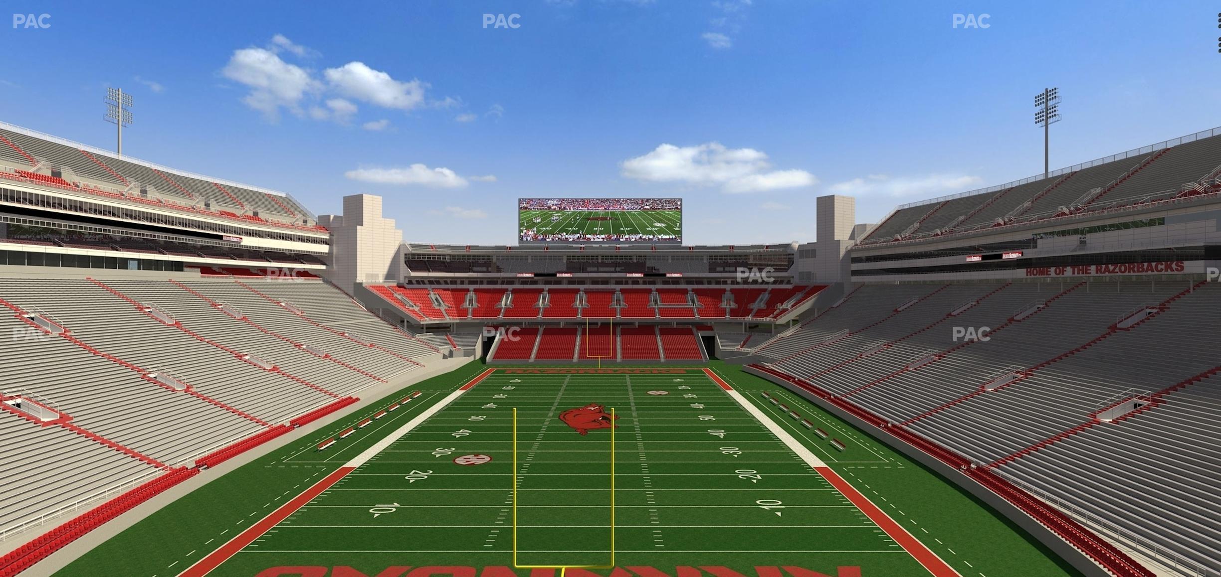 Seating view for Razorback Stadium Section Suite 27