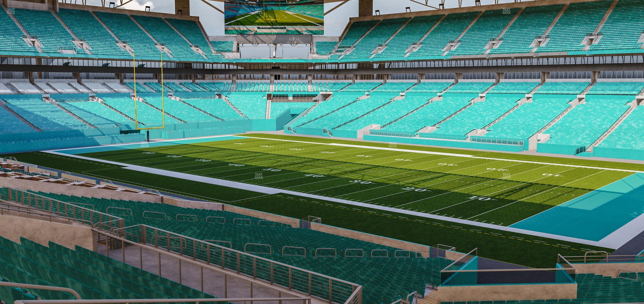 Seating view for Hard Rock Stadium Section 240