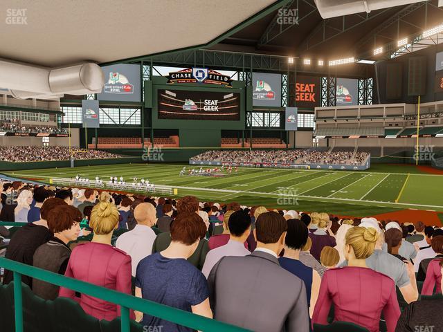 Seating view for Chase Field Section 126 W