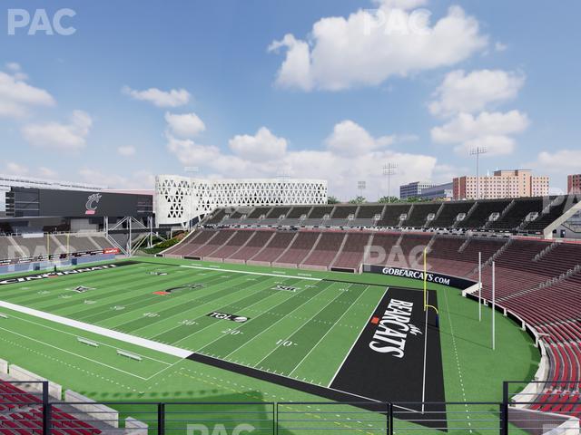 Seating view for Nippert Stadium Section Club 332