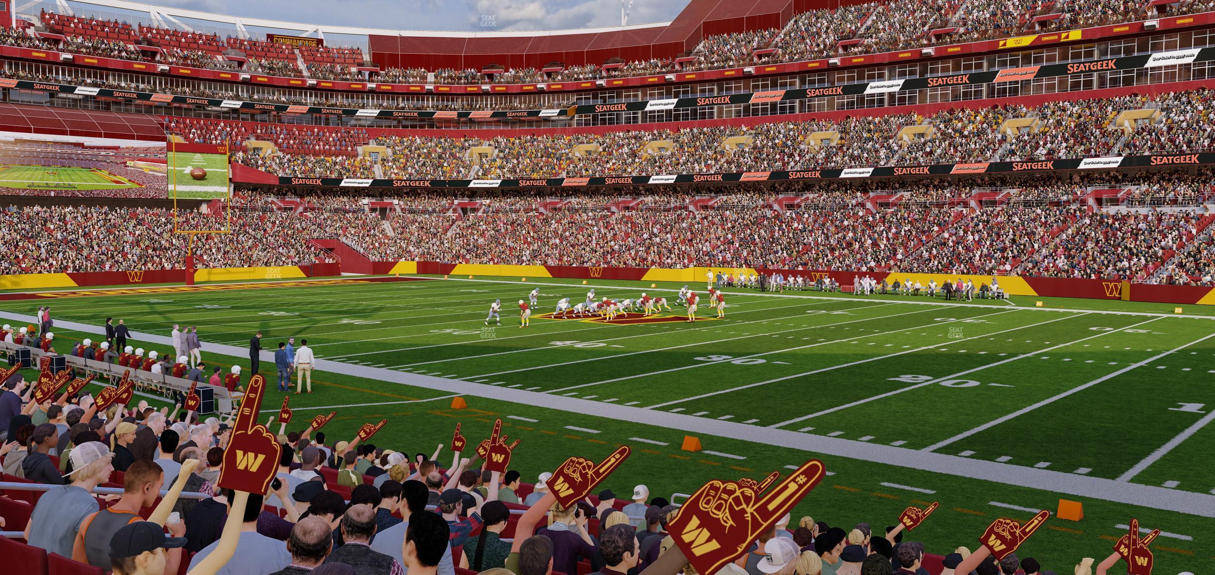 Seating view for Northwest Stadium Section 139