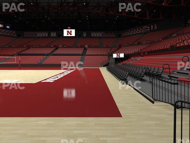 Seating view for Bob Devaney Sports Center Section A 6