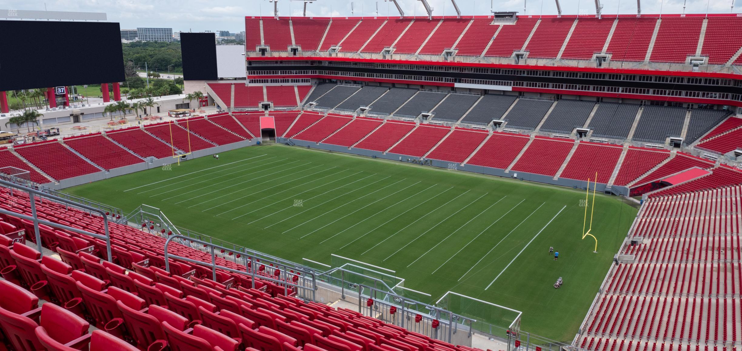 Seating view for Raymond James Stadium Section 341