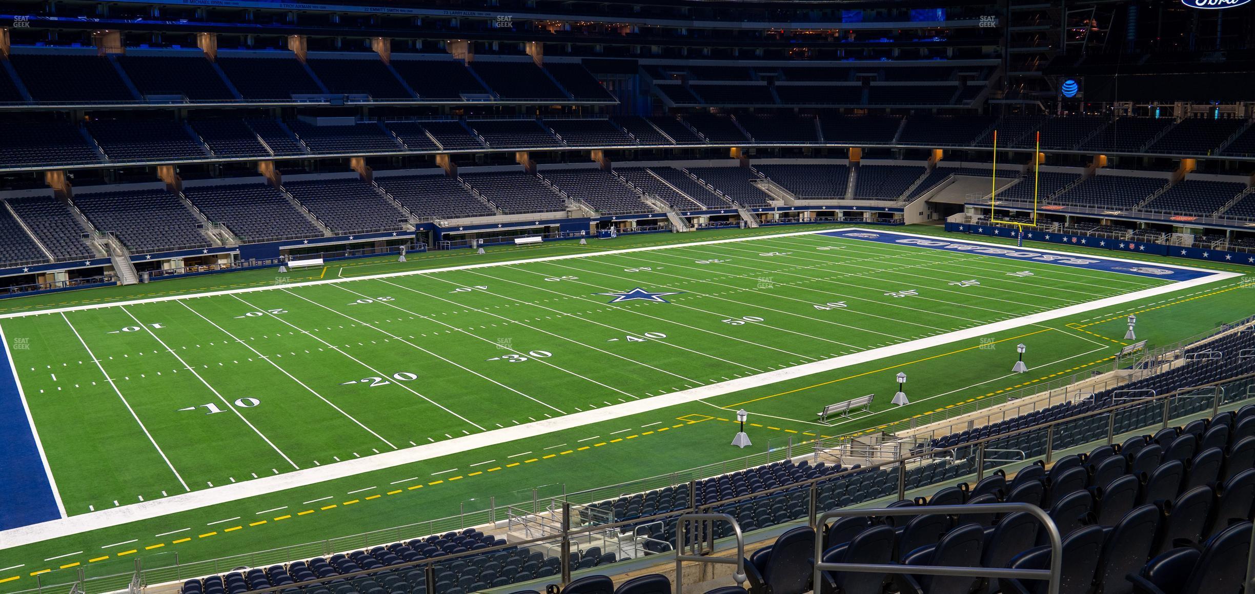 Seating view for AT&T Stadium Section C 214