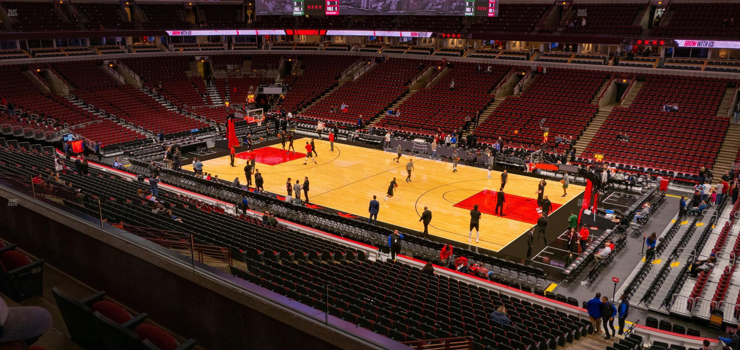 Seating view for United Center Section 215