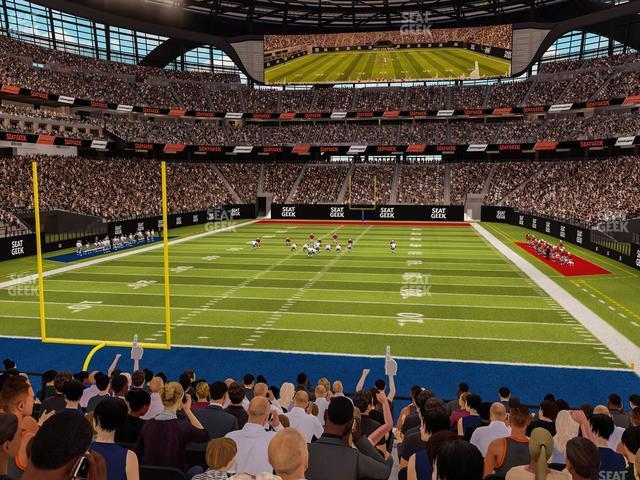 Seating view for Allegiant Stadium Section 144