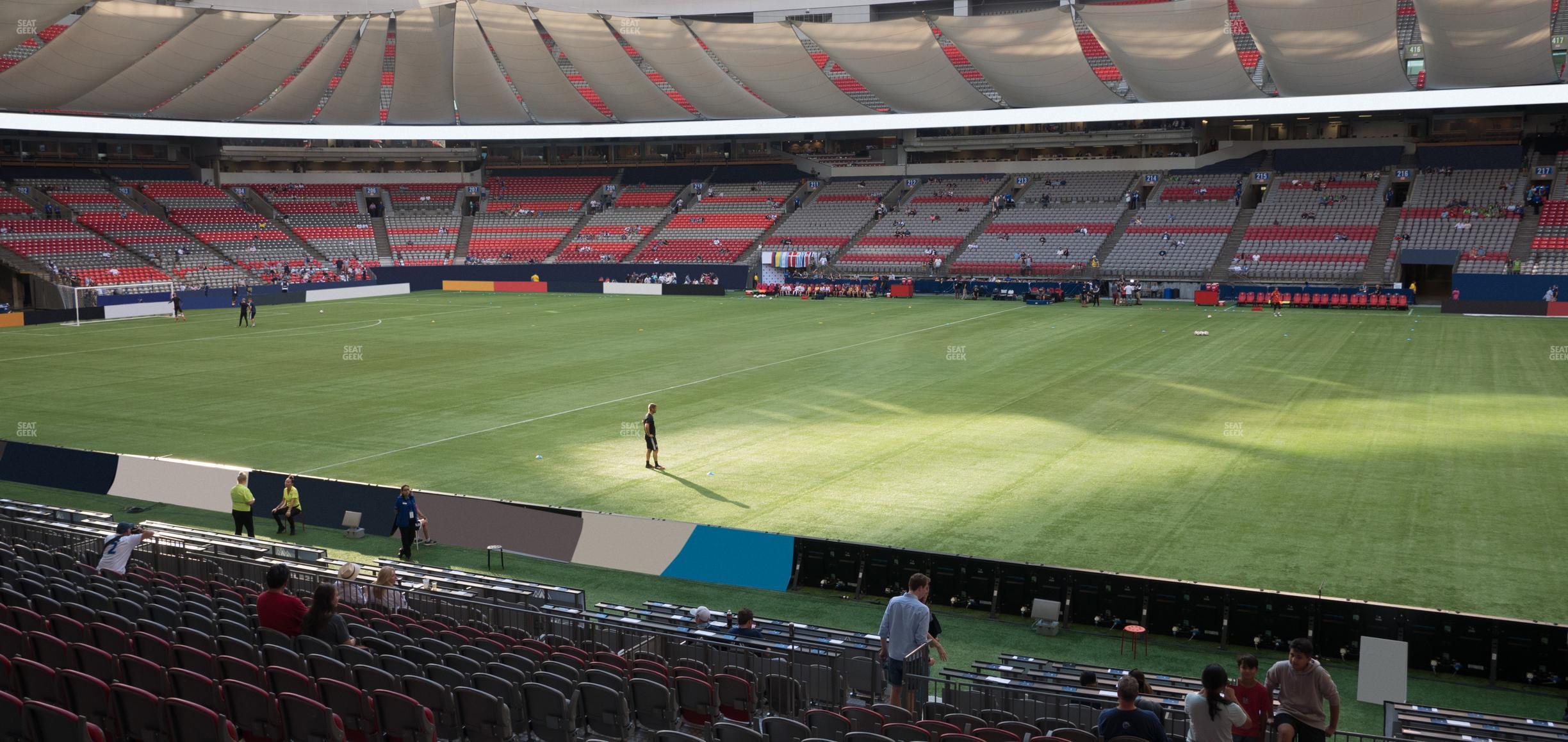 Seating view for BC Place Stadium Section 239