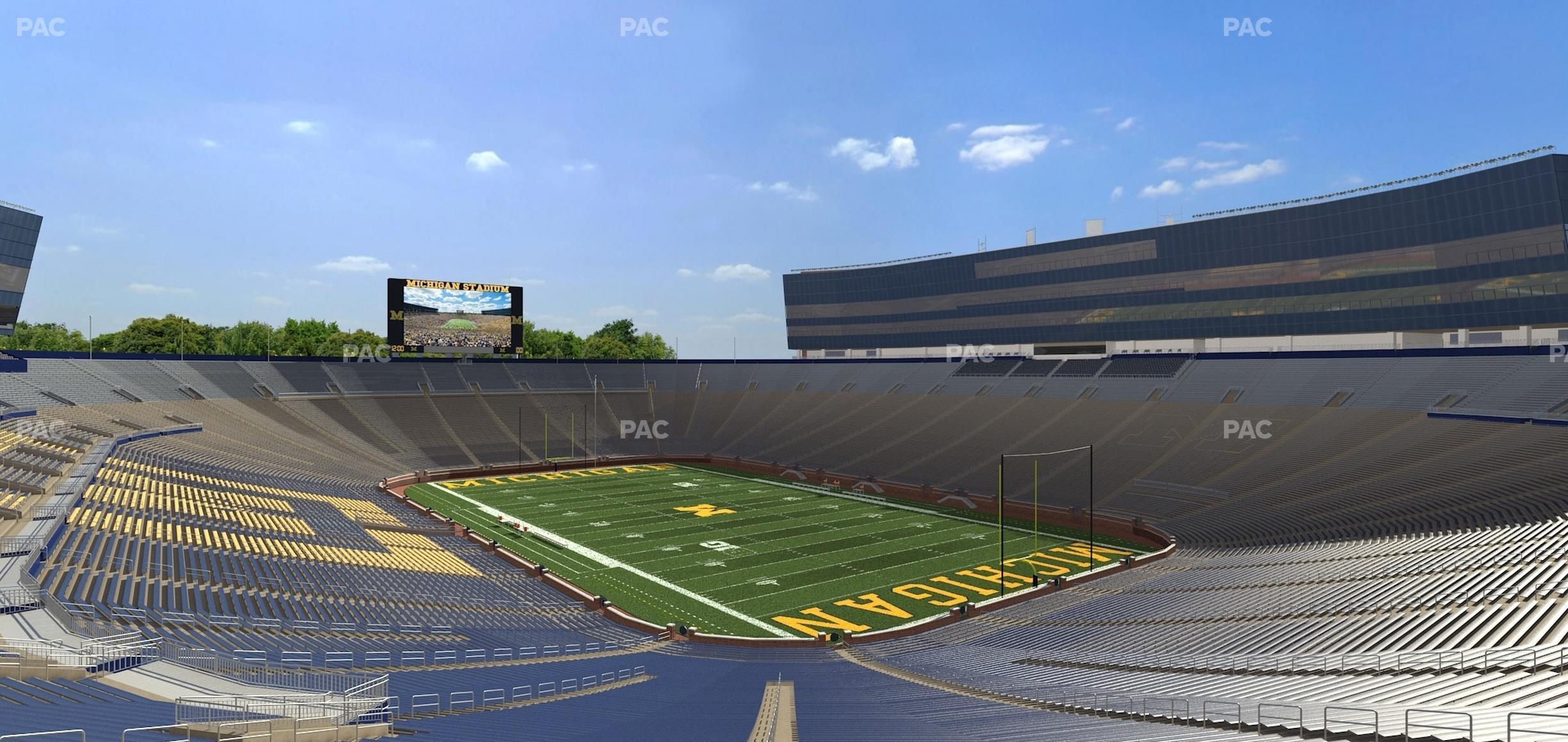 Seating view for Michigan Stadium Section 38