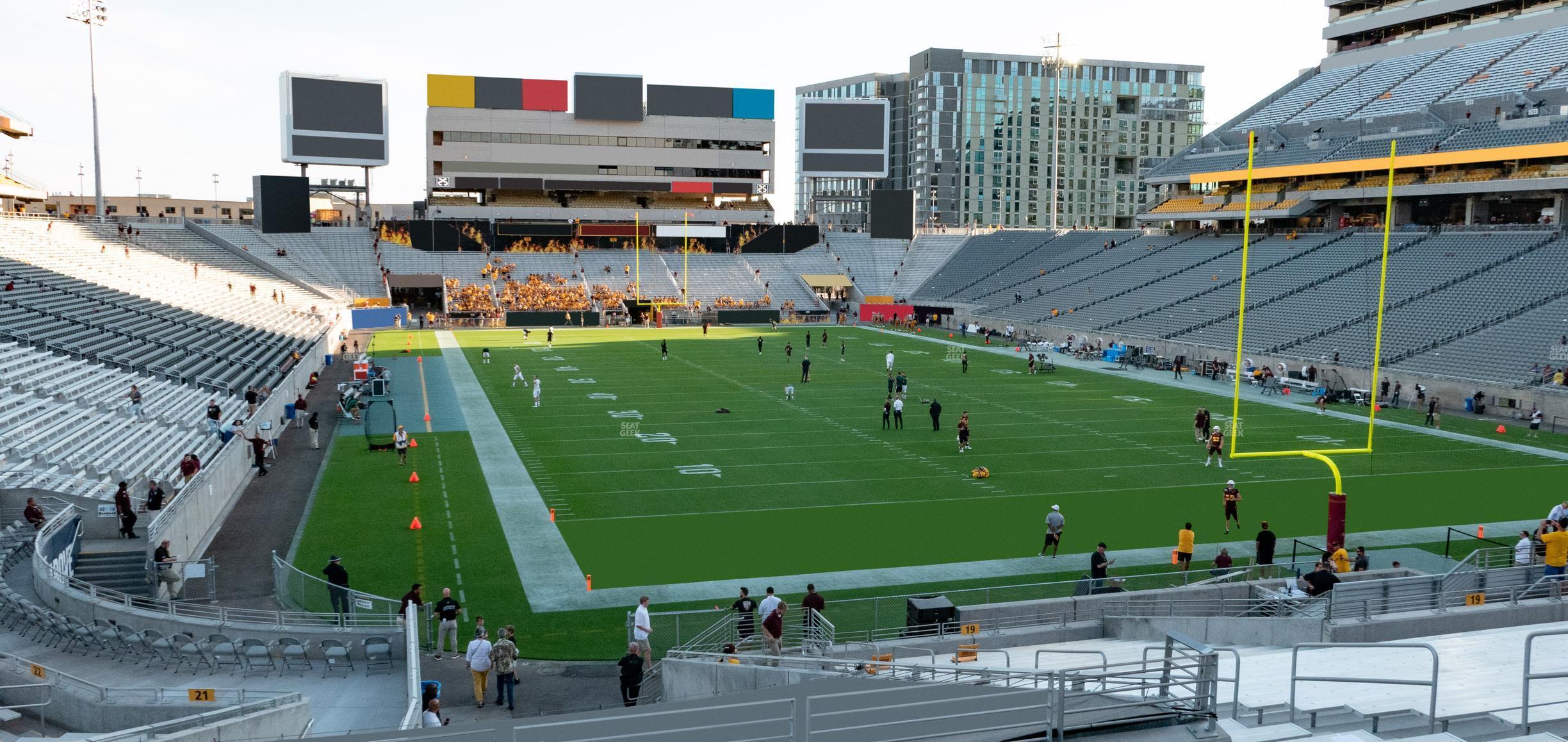 Seating view for Mountain America Stadium Section 20