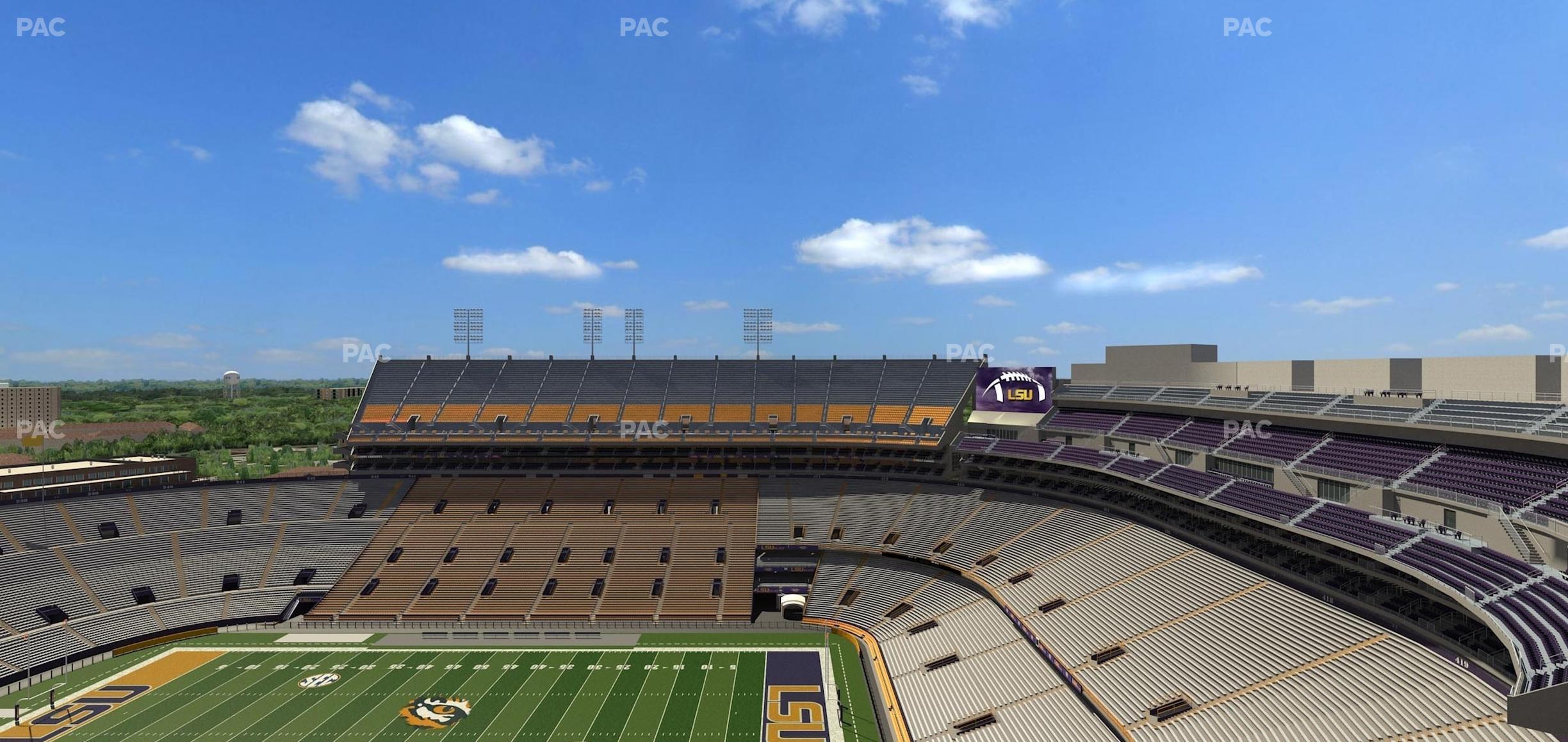 Seating view for Tiger Stadium Section 613