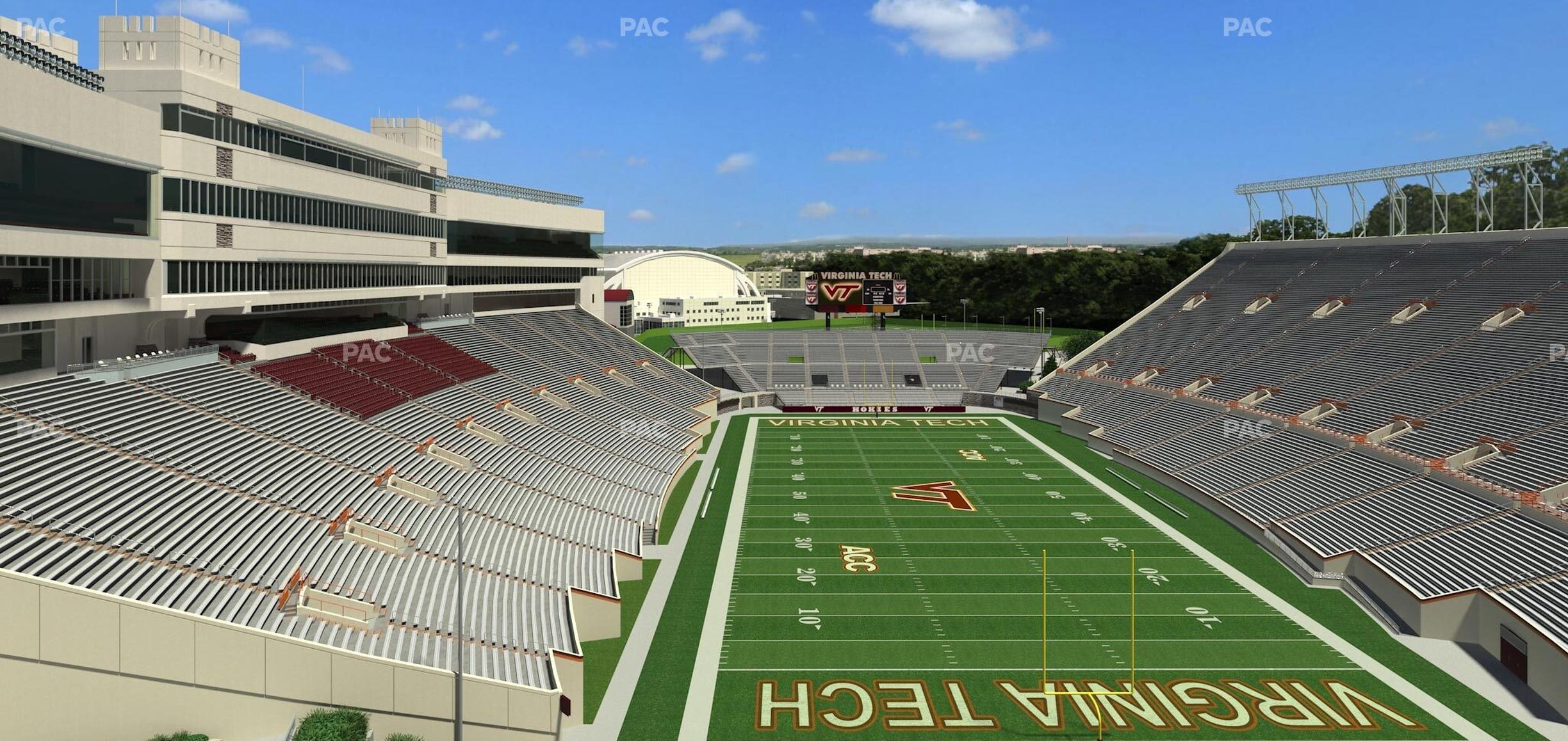 Seating view for Lane Stadium Section 507