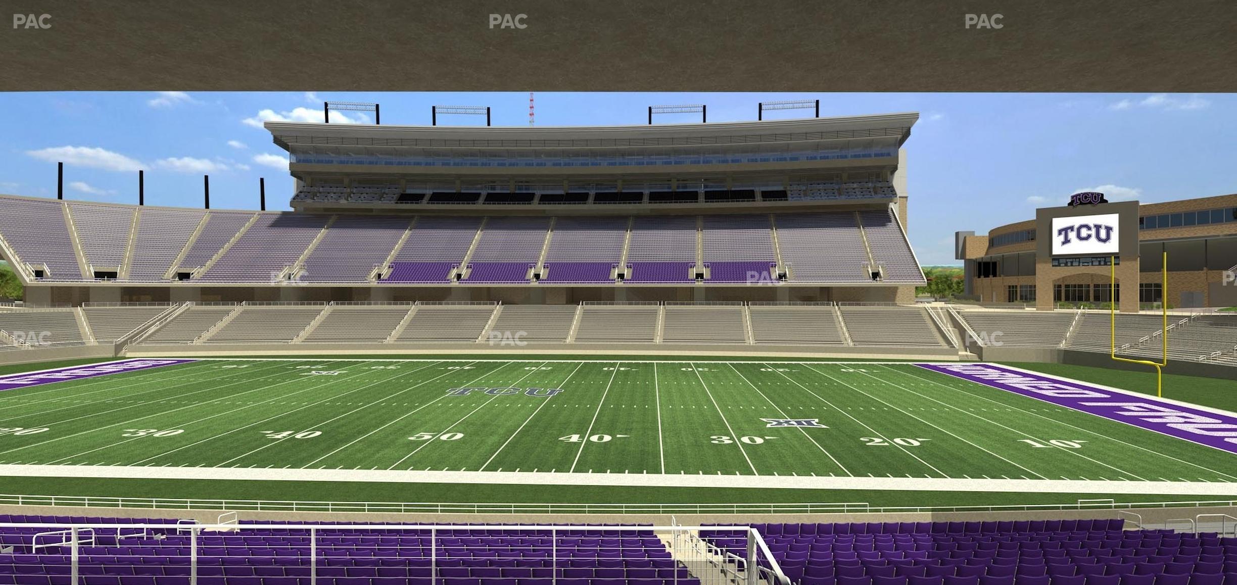 Seating view for Amon G Carter Stadium Section Founders Suite 2