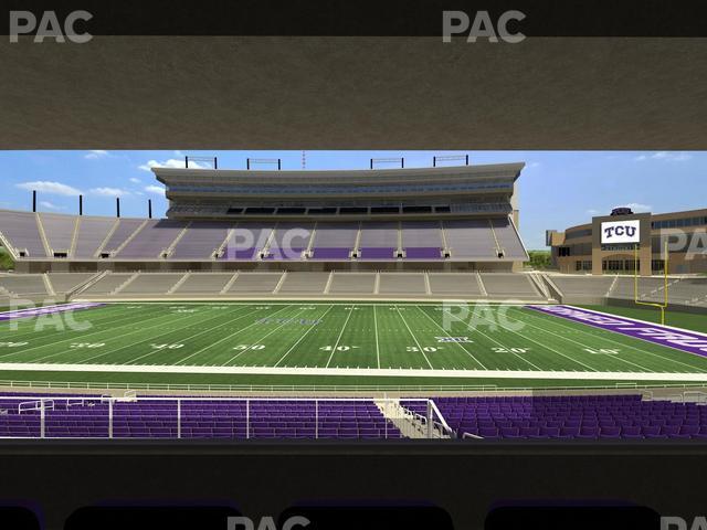 Seating view for Amon G Carter Stadium Section Founders Suite 2