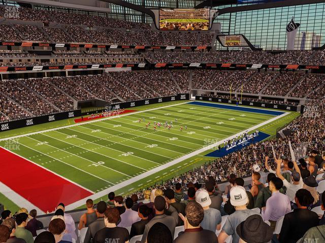 Seating view for Allegiant Stadium Section 219