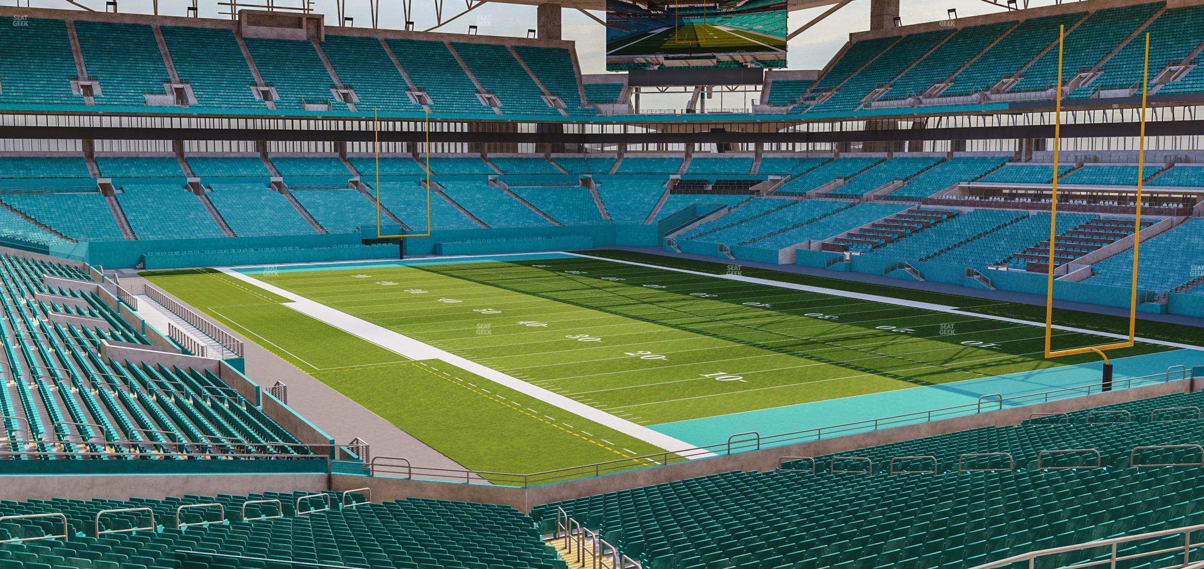 Seating view for Hard Rock Stadium Section 209