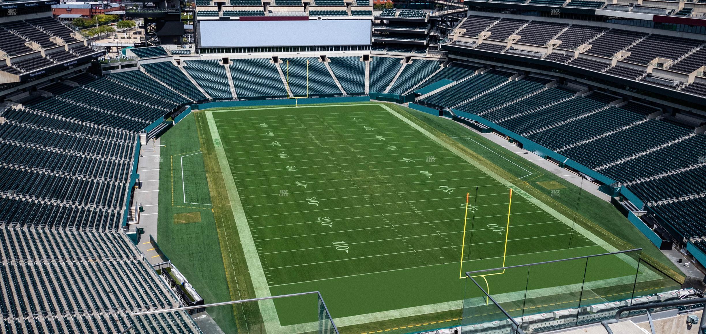 Seating view for Lincoln Financial Field Section 209