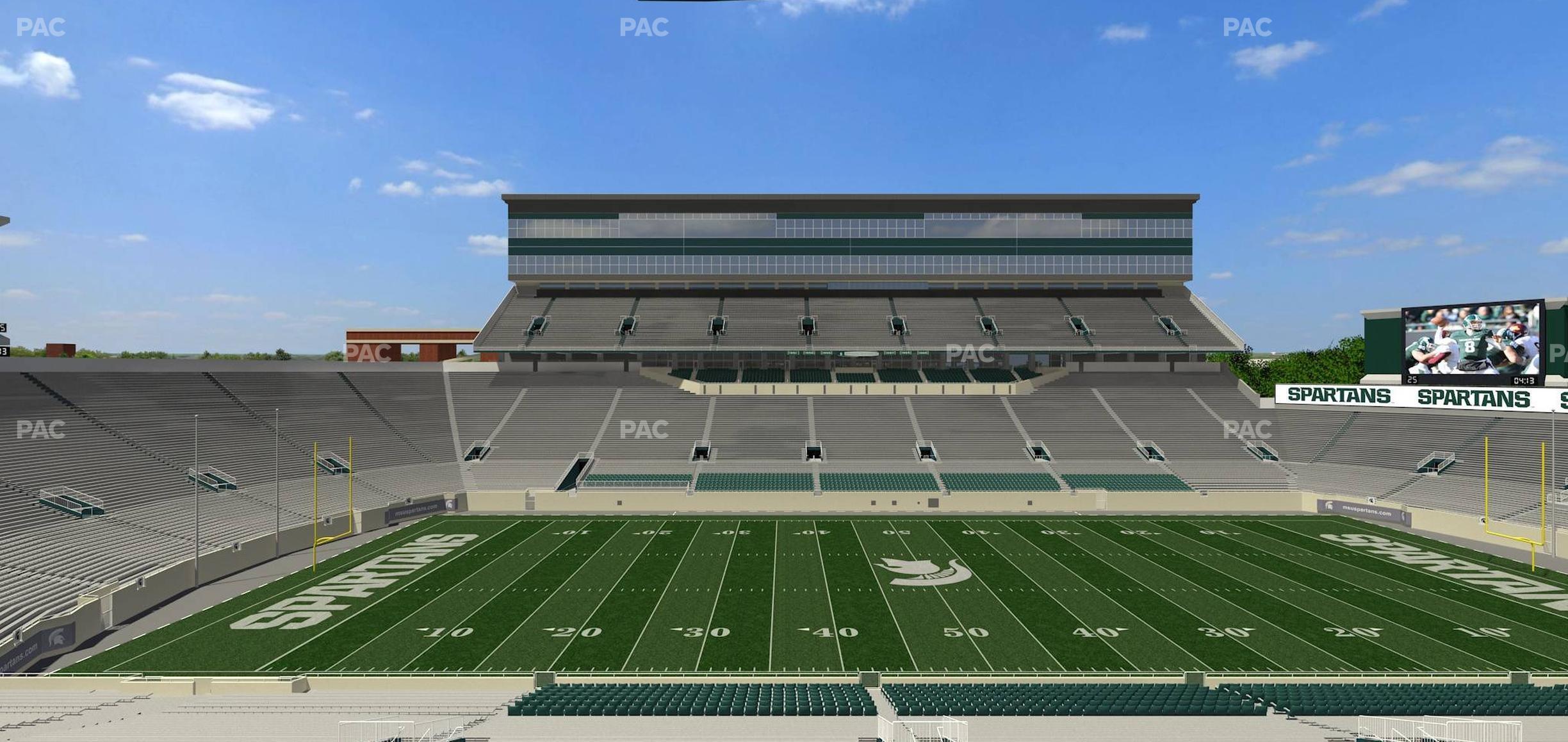 Seating view for Spartan Stadium (Michigan) Section 9