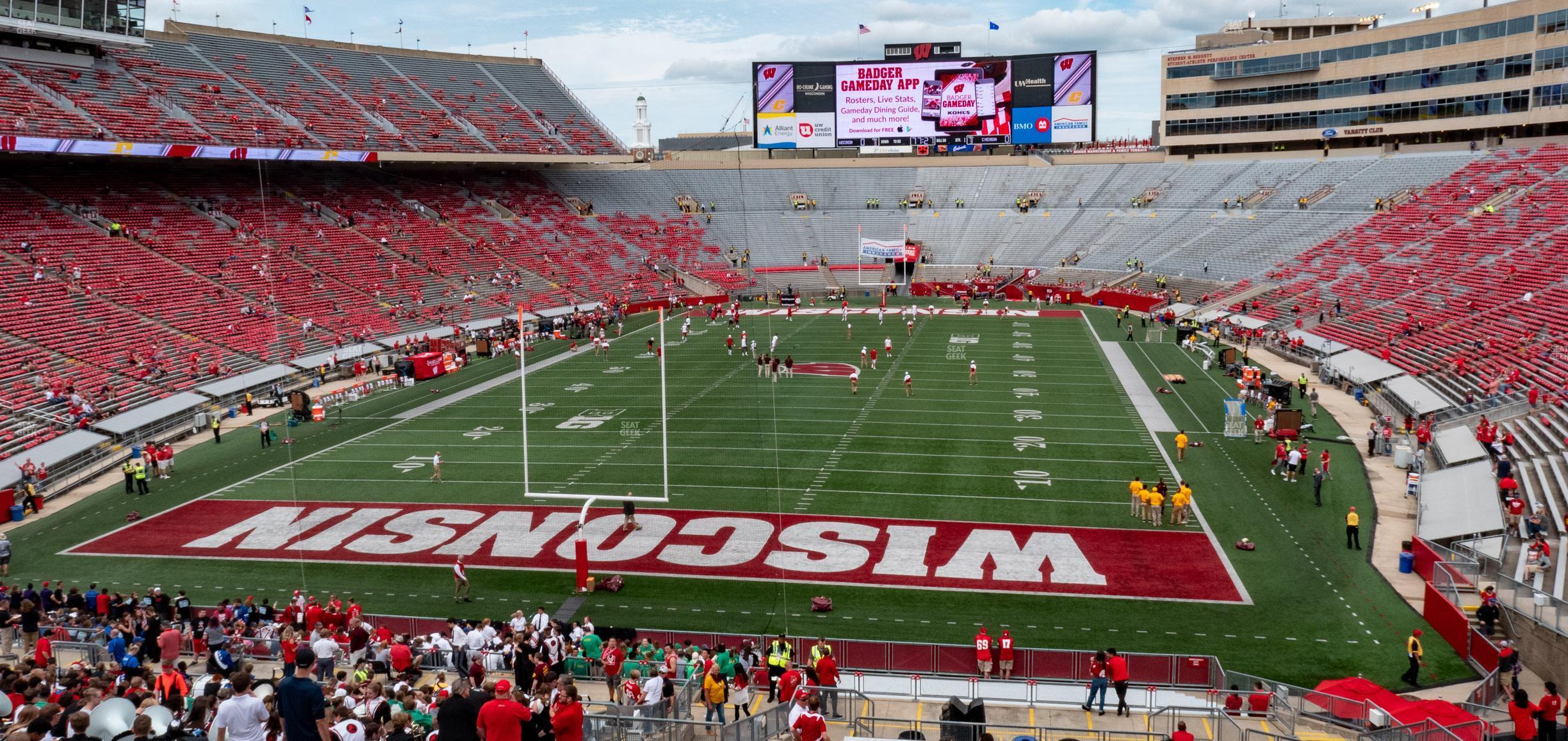 Seating view for Camp Randall Stadium Section Y 3